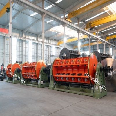 Μηχανή άκαμπτης ράβδου για ACSR AAC και Περισσότερα MMI PLC Control JLK500 1.2-5mm Διαμέτρου 50mm Max Stranded Διαμέτρου 88-200r/min RPM 49-978mm St
