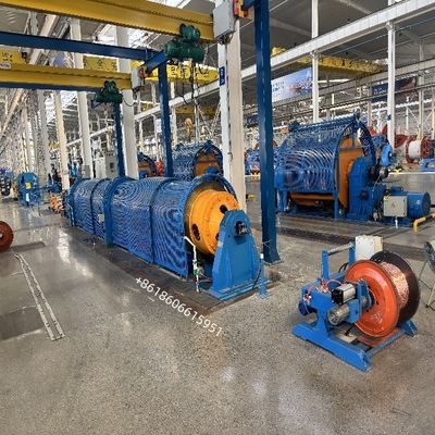 Ενεργειακή αποδοτικότητα Μηχανή σωληνοειδούς ράβδου για την κατασκευή καλωδίων JGG-500/1+6